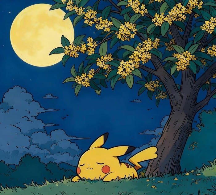 ảnh pikachu đơn giản dễ thương