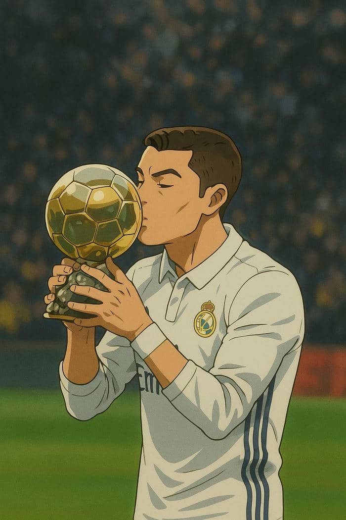 ảnh ronaldo anime cool ngầu