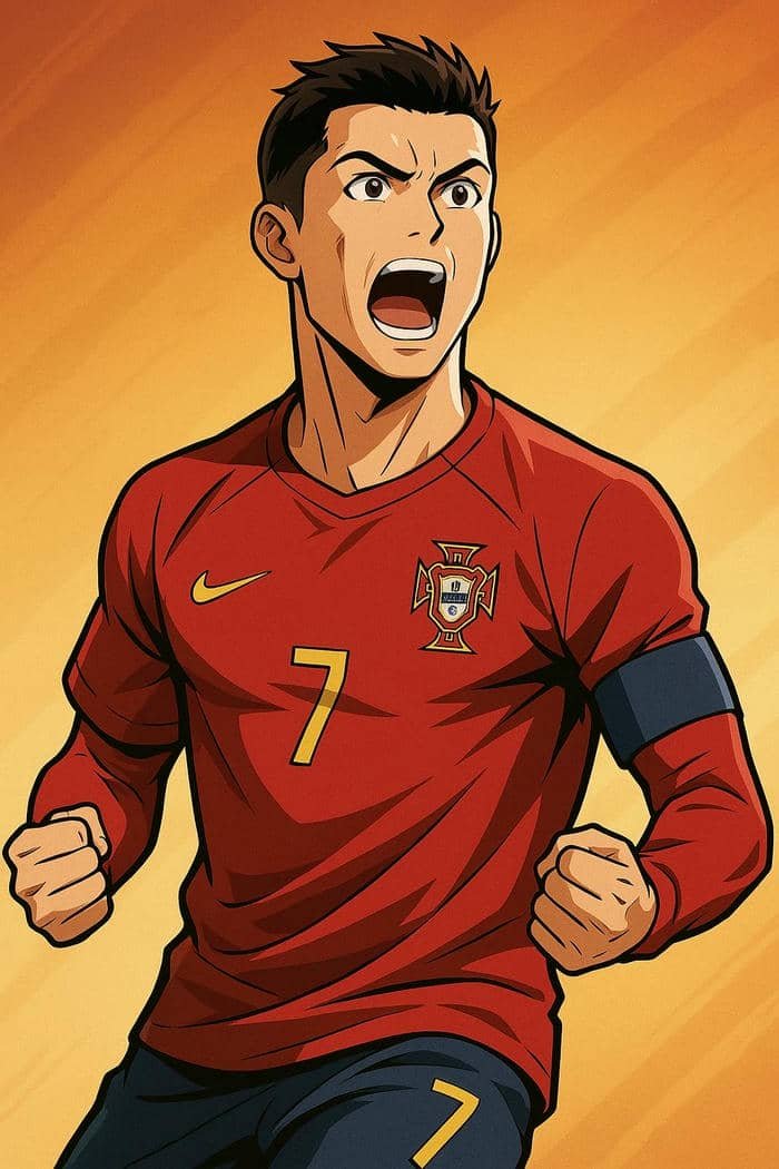 ảnh ronaldo anime
