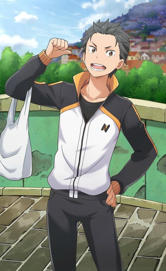 ảnh subaru anime tạo dáng