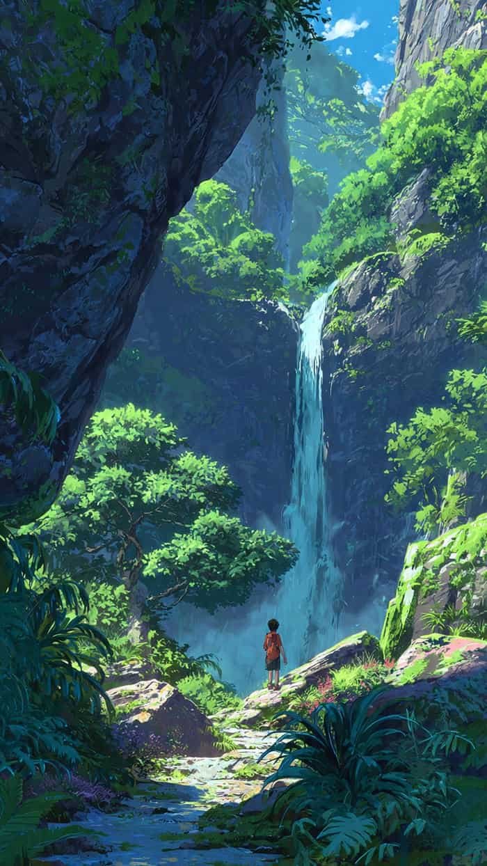 ảnh thiên nhiên anime 4K