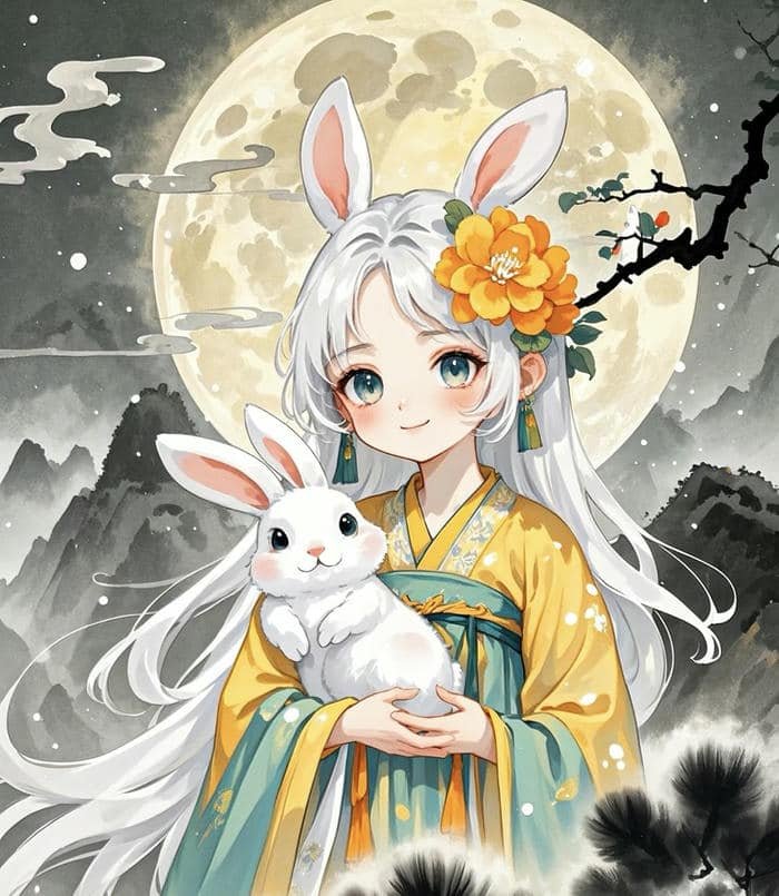 ảnh thỏ anime ngộ nghĩnh