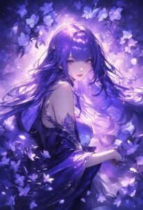 anime ánh sáng tím