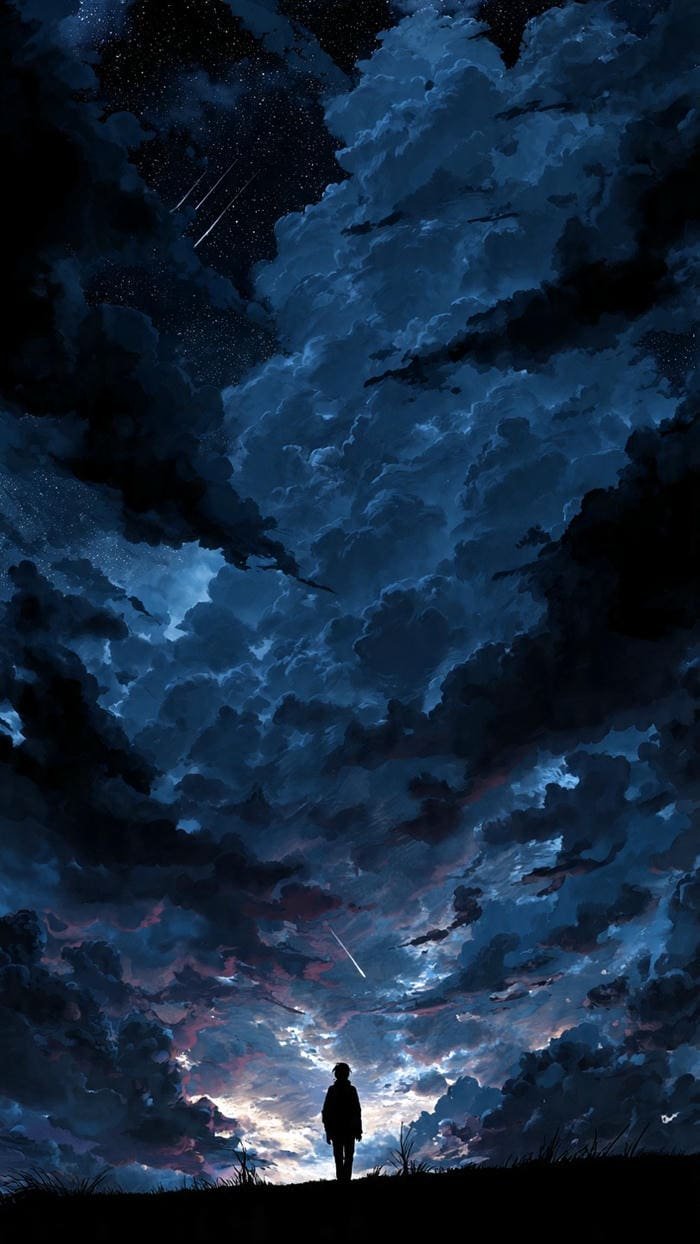 anime bầu trời huyền ảo