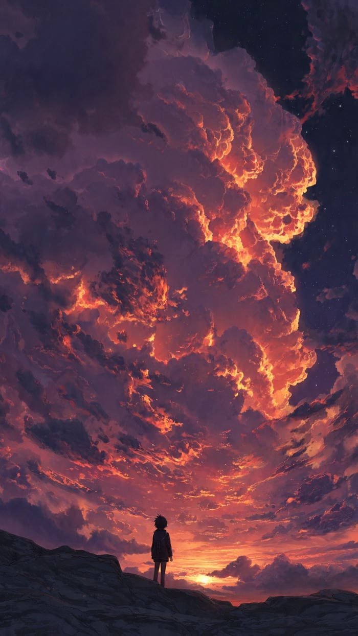 anime bầu trời ngàn sao