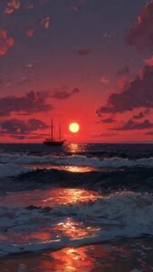 anime biển nghệ thuật