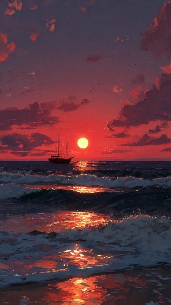 anime biển nghệ thuật