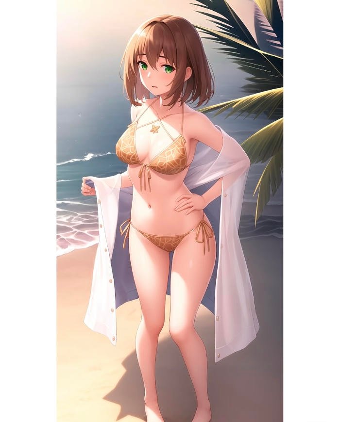 anime bikini cute