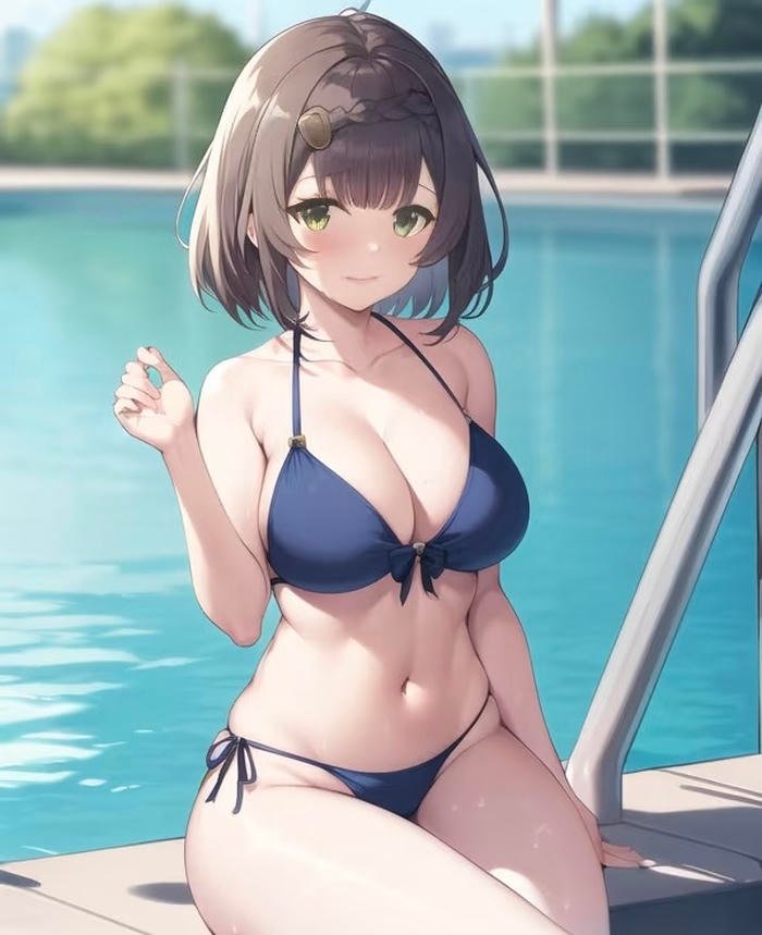 anime bikini girl