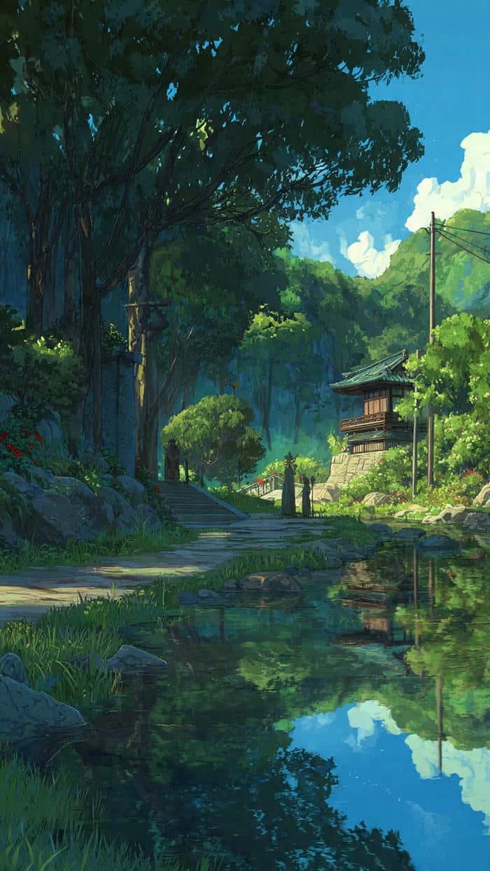 anime dòng suối 4K