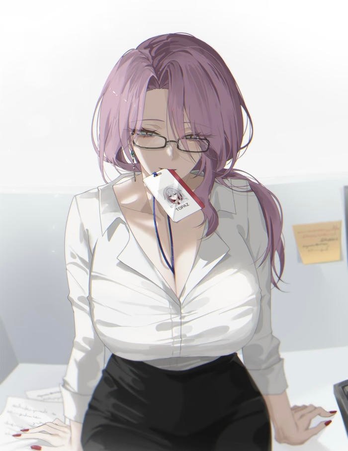 anime girl sexy digital painting