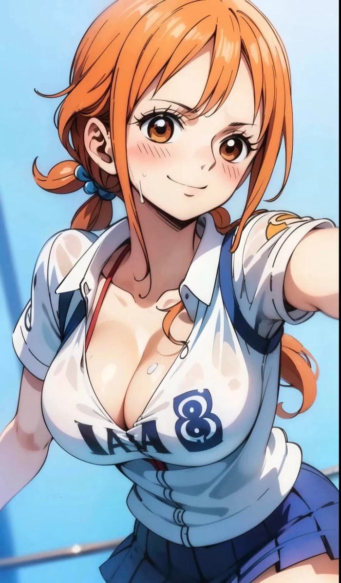 anime girl sexy pose cute