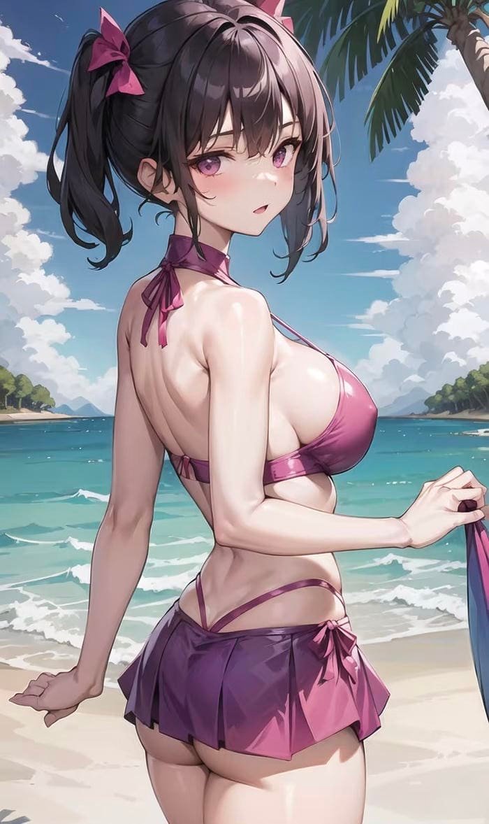 anime girl swimsuit