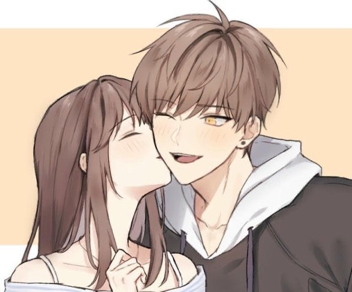 anime hôn nhau tình tứ