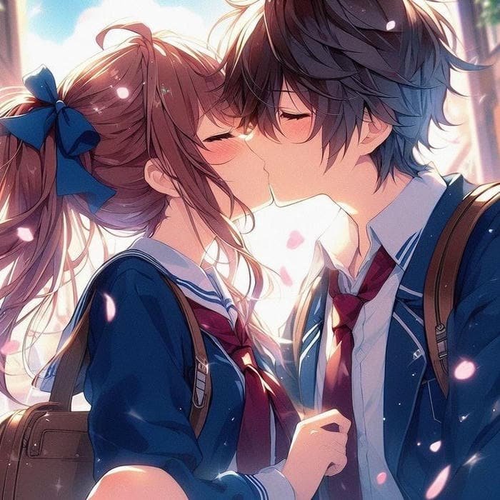 anime hôn nhau tự nhiên