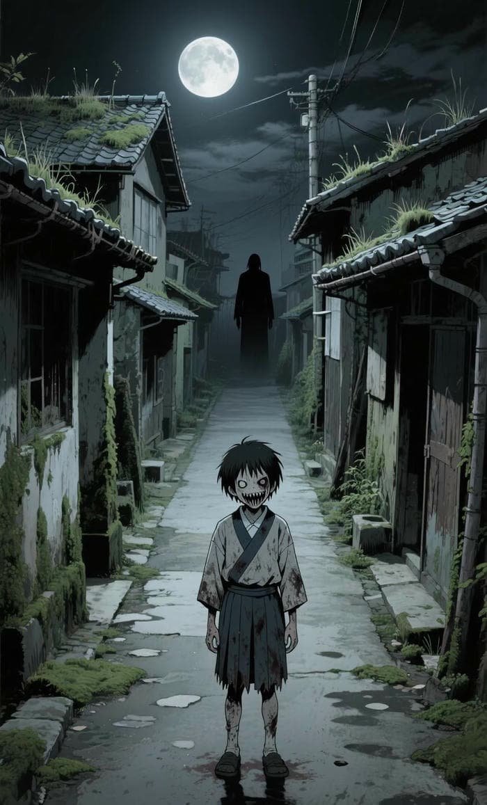 anime khu phố vắng