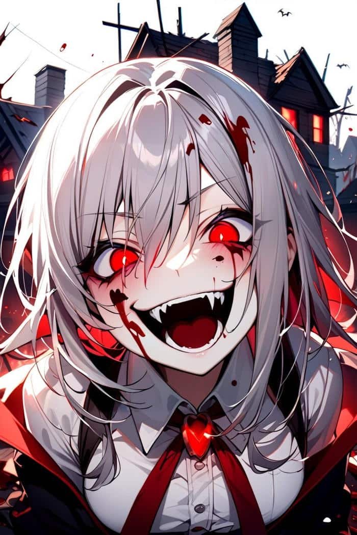 anime ma cà rồng gương mặt sắc lạnh