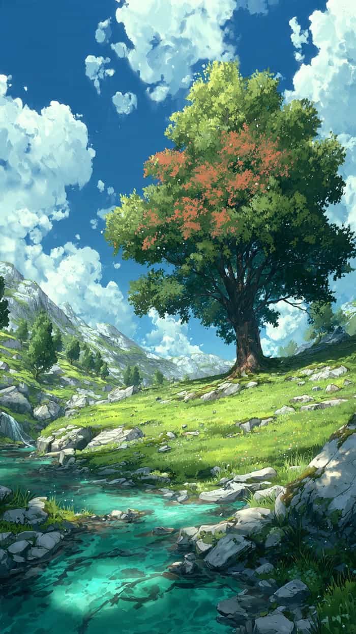 anime phong cảnh 4K