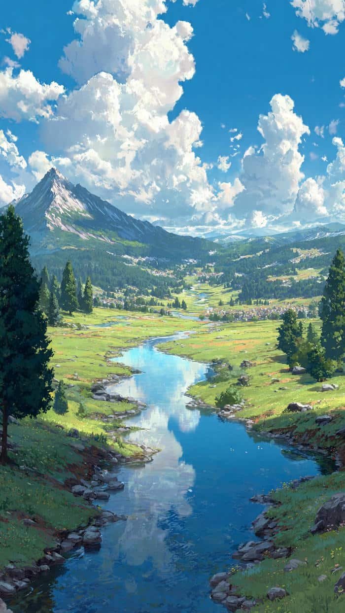 anime thiên nhiên lung linh