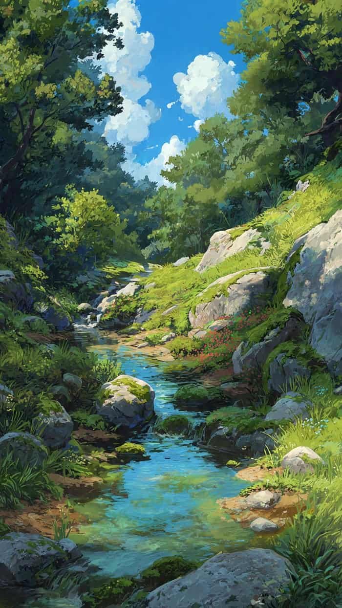 anime thiên nhiên trong sáng