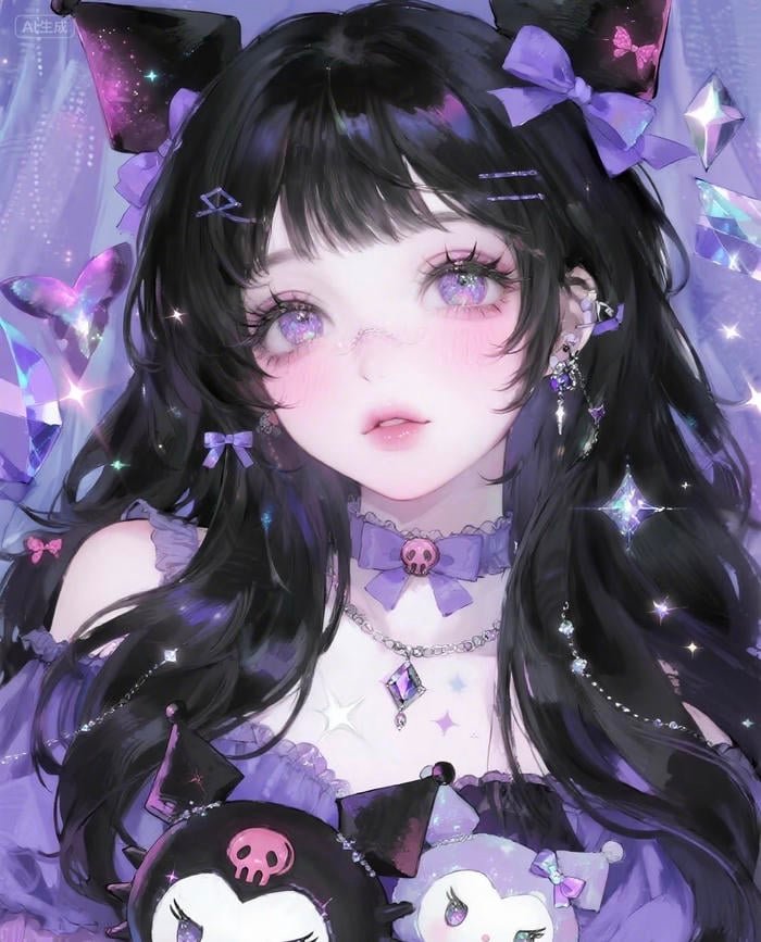 anime tím lãng mạn