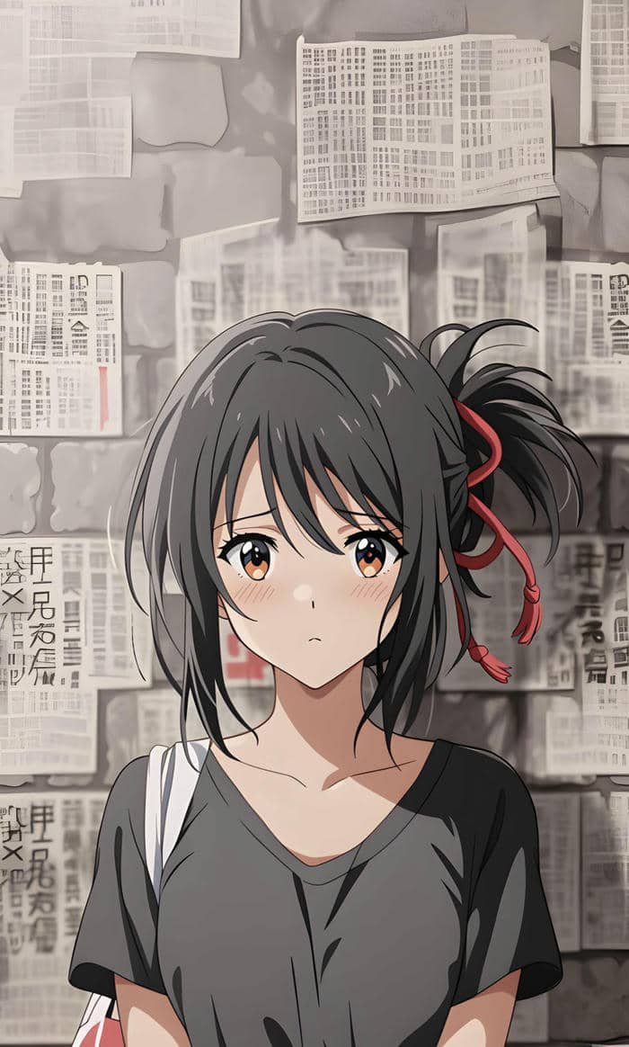 bìa anime cảm xúc buồn