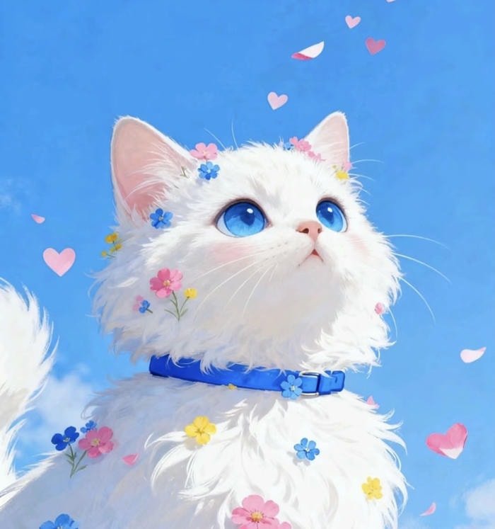 bộ sưu tập ảnh mèo anime độc lạ