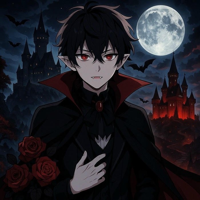 bức ảnh anime nam ma cà rồng