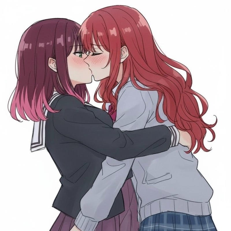 bức tranh anime nữ dễ thương