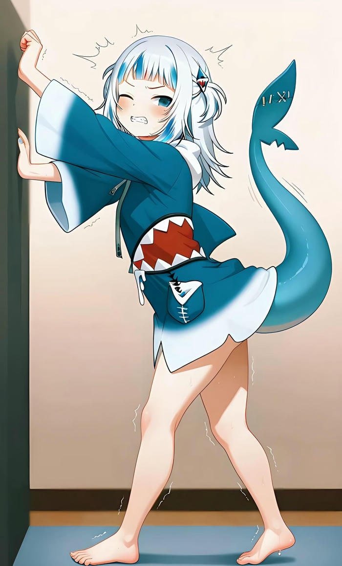 cá mập anime đáng yêu