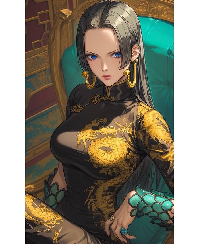 các ảnh Boa Hancock kiểu anime