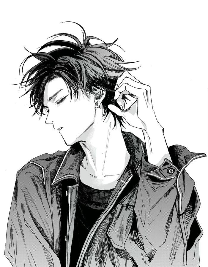 các ảnh anime không màu cực đẹp