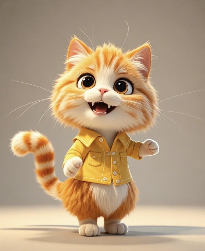 các hình mèo anime ngầu