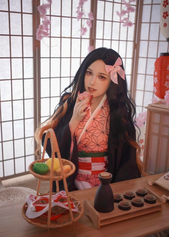 cosplay Nezuko anime