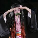 cosplay Nezuko biểu cảm dễ thương