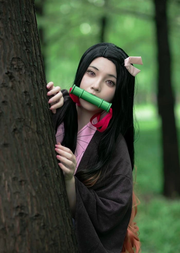 cosplay Nezuko đáng yêu