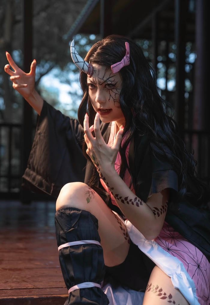 cosplay Nezuko phiên bản xinh