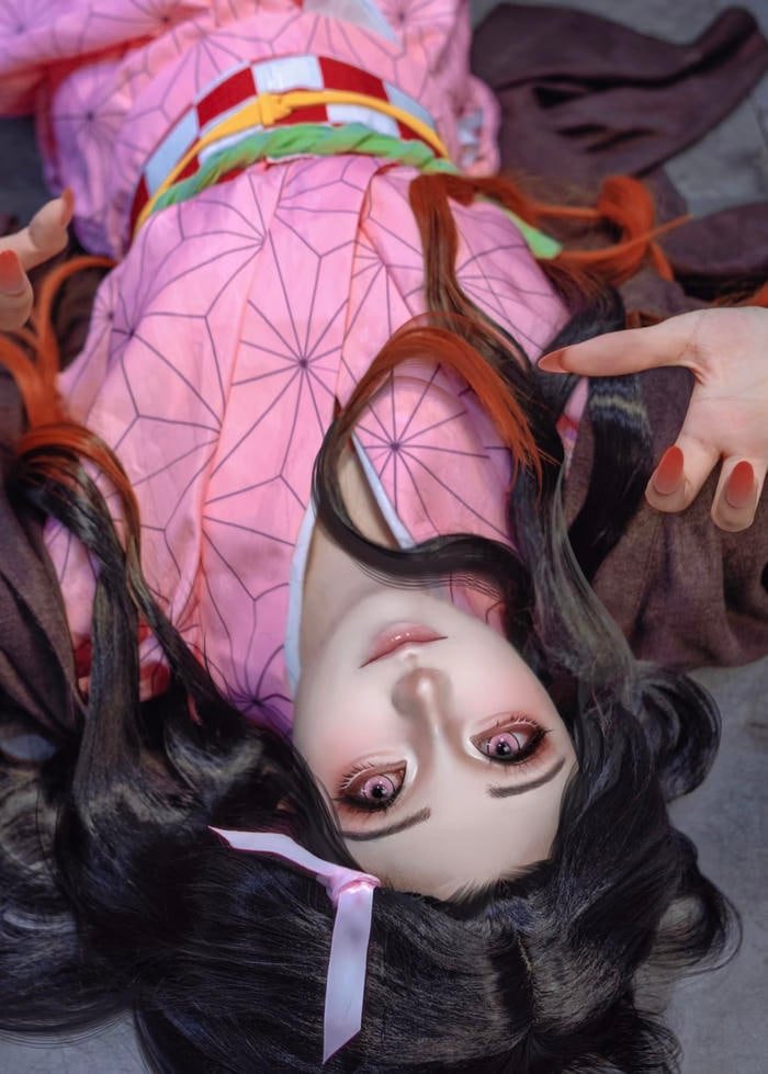 cosplay Nezuko tóc dài