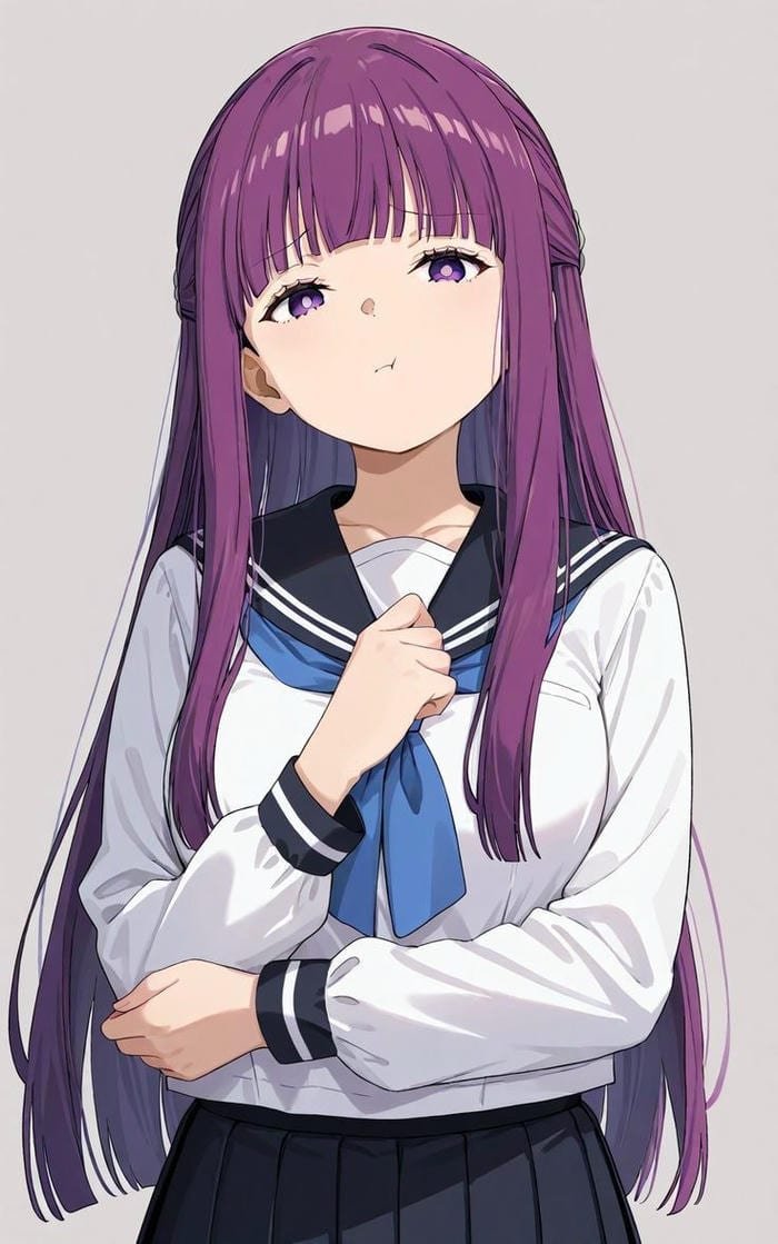 fern anime ánh mắt hiền