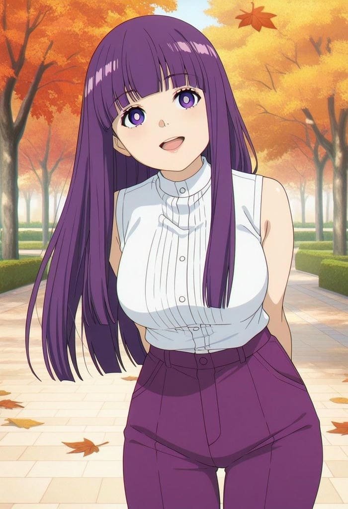 fern anime dáng đứng đẹp