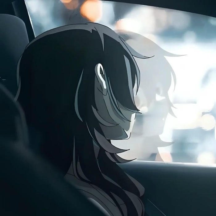 gương mặt bị che anime