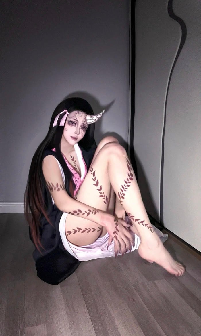 hình ảnh Nezuko makeup cosplay