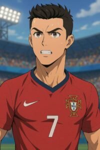 hình ảnh ronaldo anime