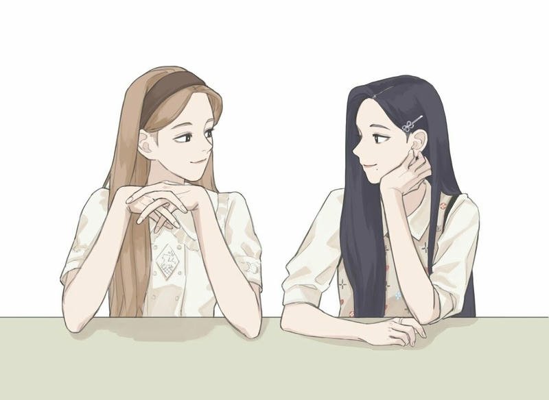 hình anime bách hợp nghệ thuật