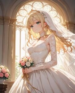 hình anime bride and groom