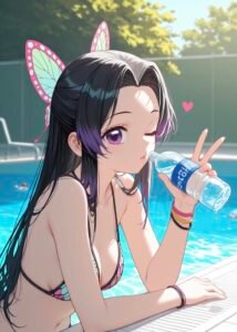 hình anime girl bikini xinh