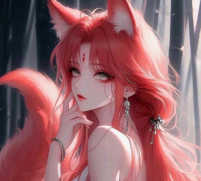 hình anime hồ ly đẹp mắt