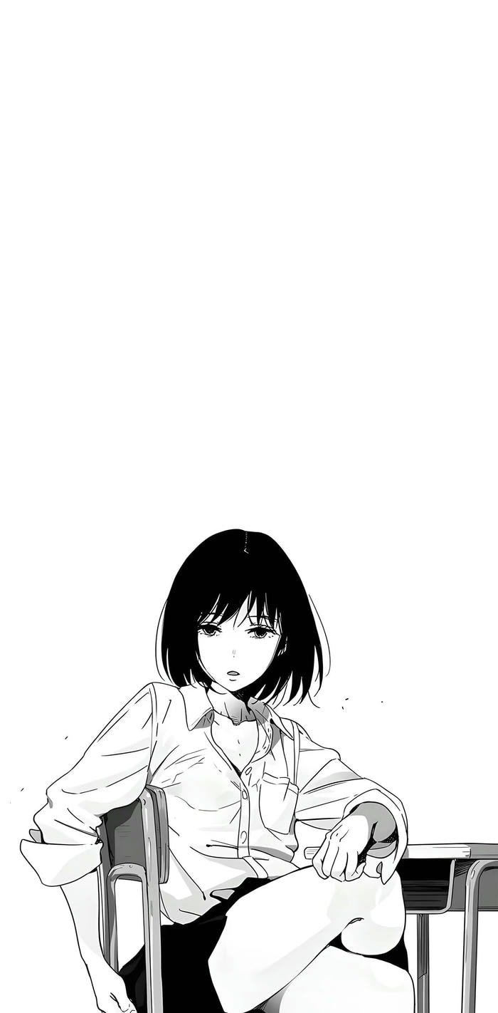 hình anime không màu ấn tượng