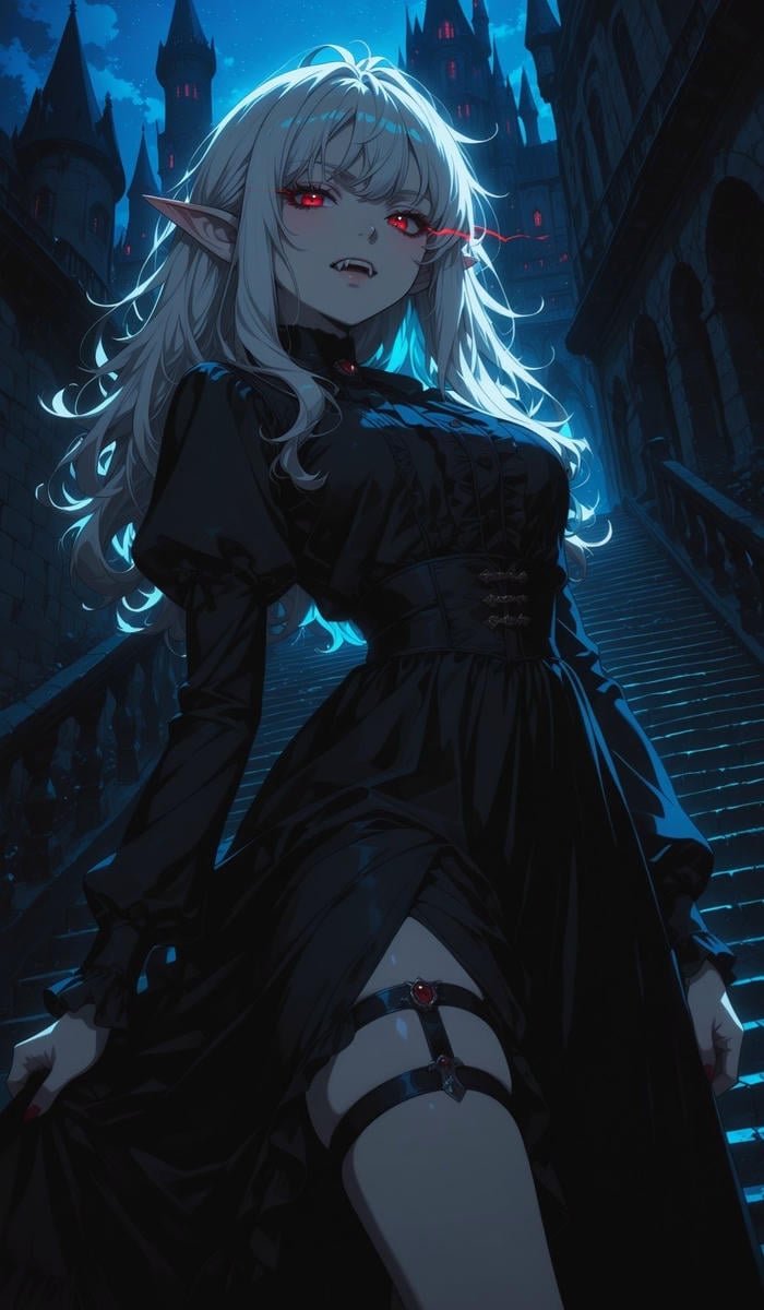 hình anime ma cà rồng bí ẩn