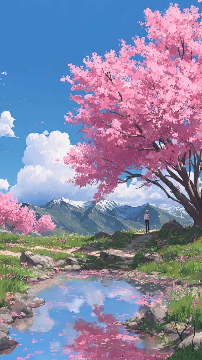 hình anime thiên nhiên đẹp